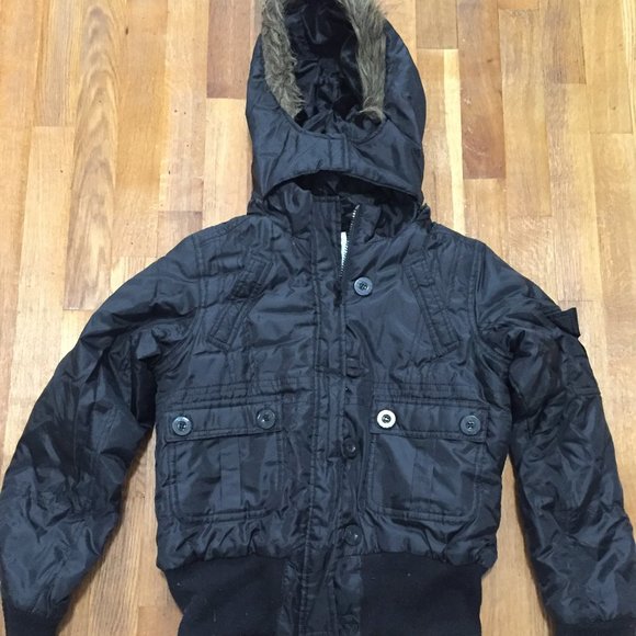 Full Tilt Other - Girls Black Puffer Jacket